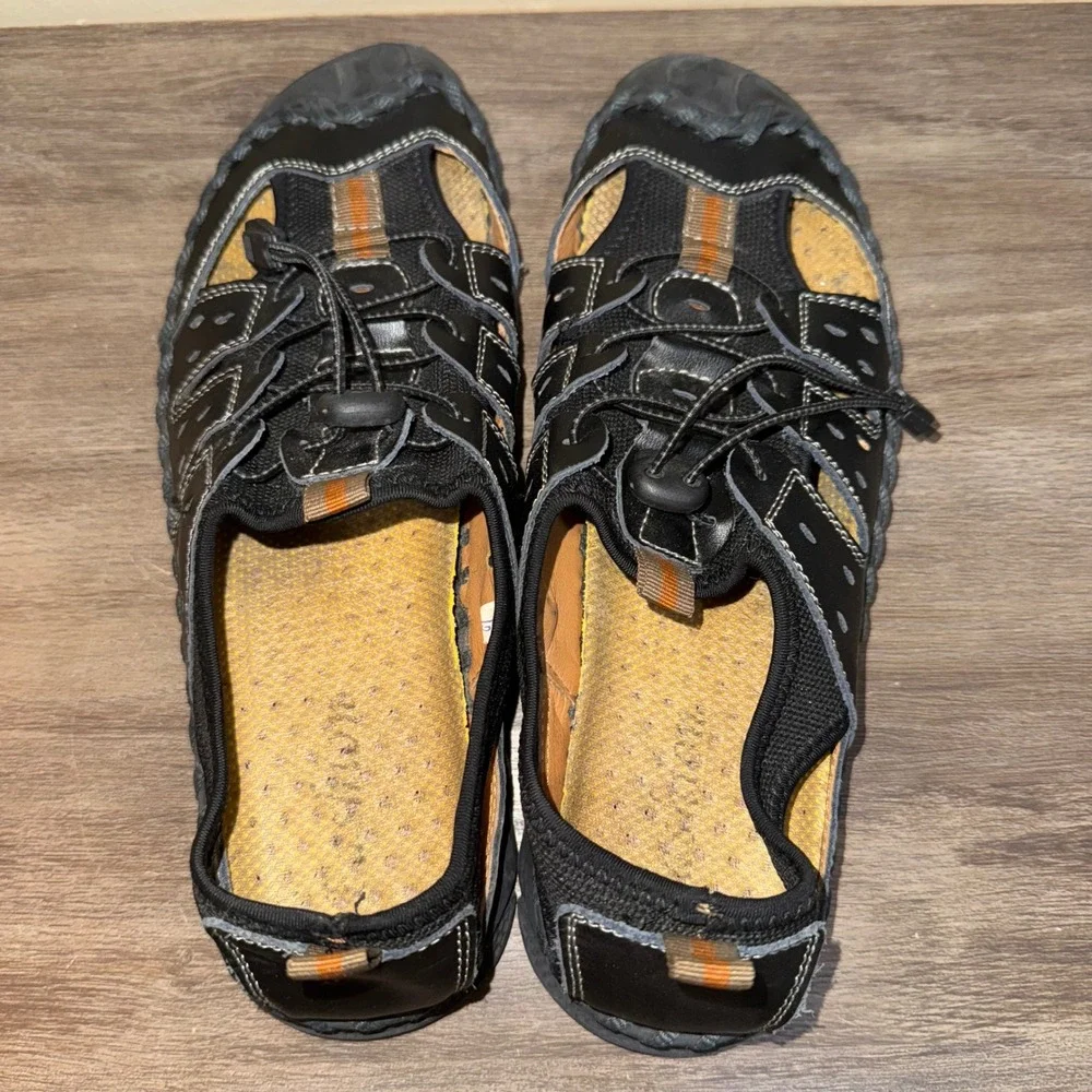 Leather Fisherman Sandal Mens‎ Walking Shoe Comfort Casual Size 44